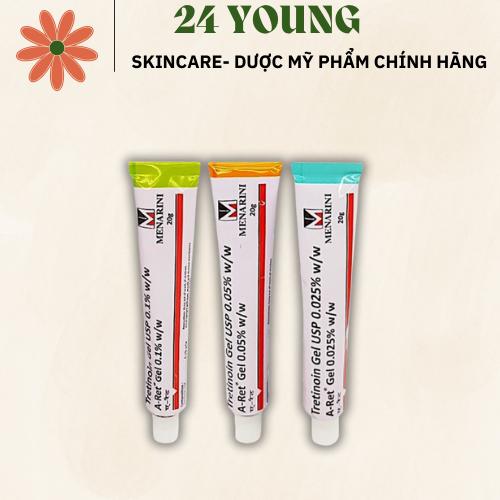 Gel Tretinoin Aret Ấn Độ hỗ trợ giảm mụn, tái tạo trẻ hóa da 20g skincare