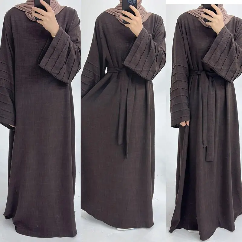 Váy Thanh Lịch, Phong Cách Dubai Trkiye, Dáng Rộng Vừa Vặn, Cỡ Lớn