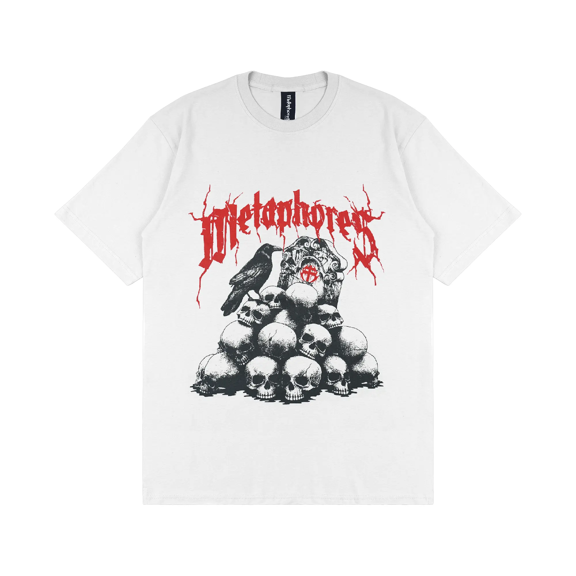Metaphores Heavyweight T-shirt 16s Stealer - White