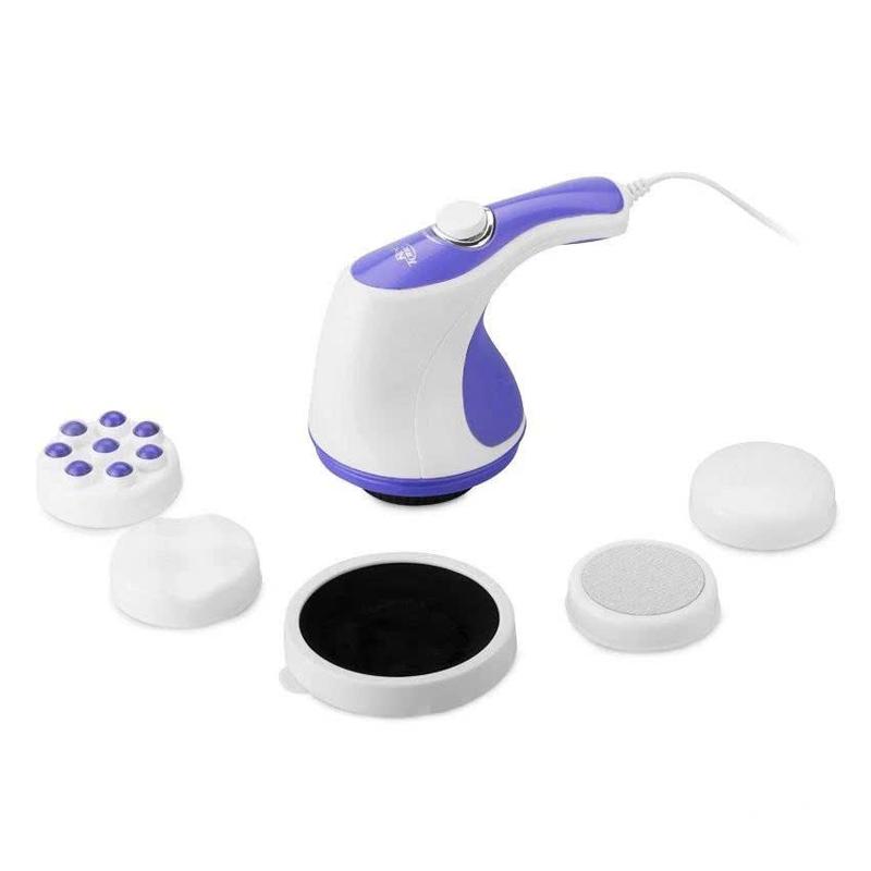 KHUYẾN MẠIMáy Massage Cầm Tay Relax & Spin Tone 5 Đầu Đánh, Đấm Lưng, Cổ Vai Gáy, Thư Giãn Mệt Mỏi Cao Cấp Kiểu Dáng Đẹp, Đa Năng, Tiện Dụng . 4