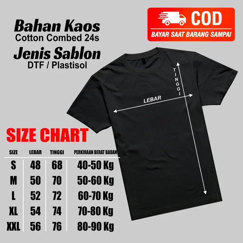 Kaos Music JECOVOX distro - Premium Tshirt band Katun Combed 24s 2