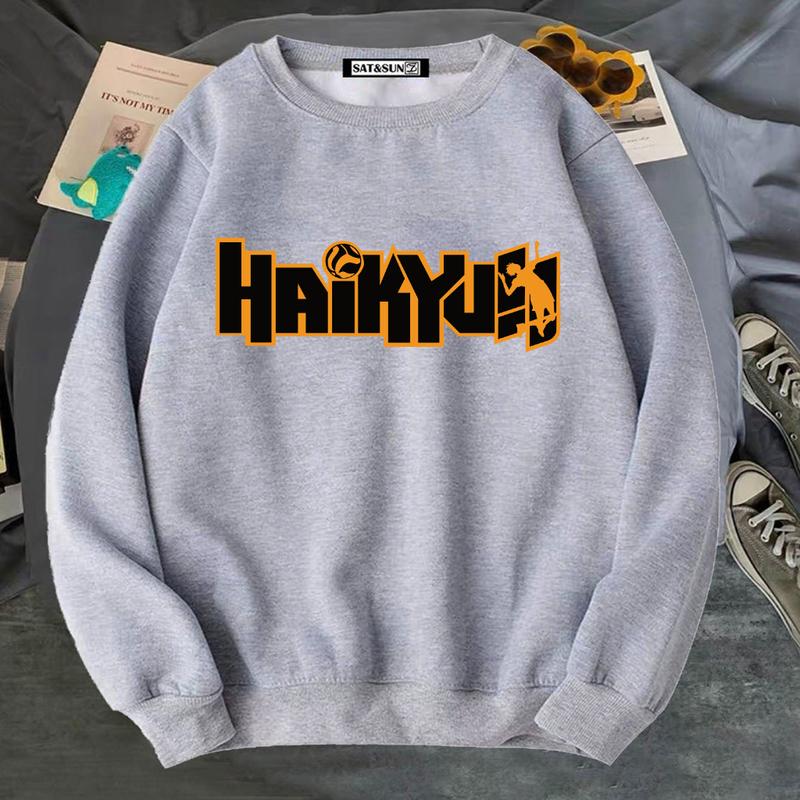 ÁO SWEATER IN HAIKYUN FORM NAM NỮ NHIỀU MÀU ĐỦ SIZE Menswear Hoodie Nhung 4