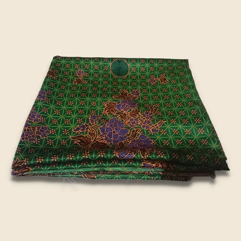 Kain Batik Muslimat Nu Semi Sutera Hijau Gelap 2
