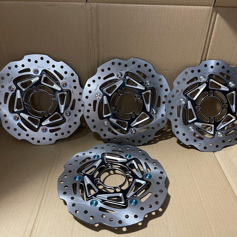 Đĩa Winner X lòng Nhôm CNC 4 lỗ kèm ốc - phụ kiện xe máy Phụ Tùng Phanh