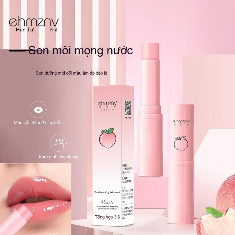 LOOM LURE Mật đào dưỡng môi son dưỡng ẩm mật đào vị biến sắc son môi phòng khô…