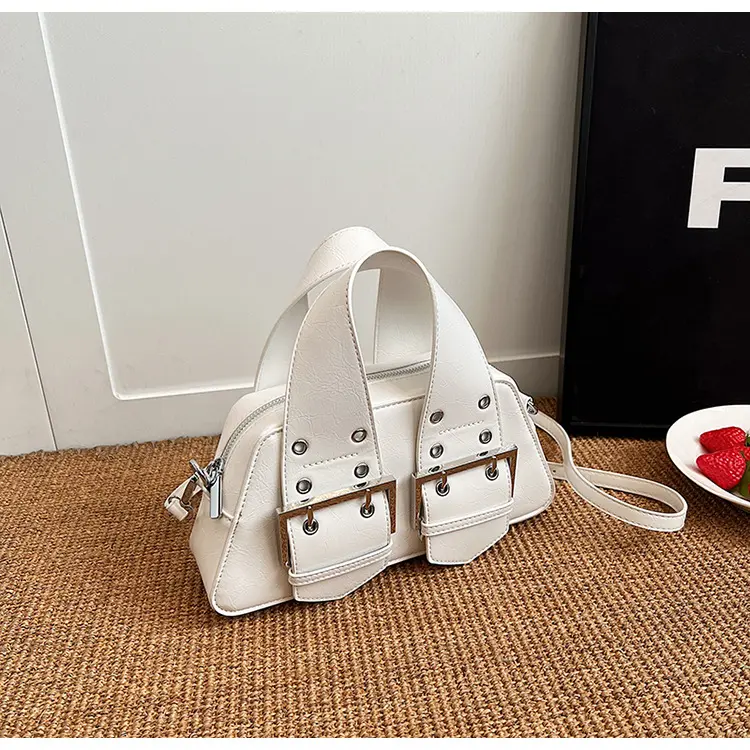 Túi Messenger Phong Cách Punk Cổ Điển Dành Cho Nữ, Cao Cấp, Đinh Tán, Túi Đeo Vai, Túi Xách Cô Gái Nóng Bỏng, Hàng Mới Về Năm 2024 0