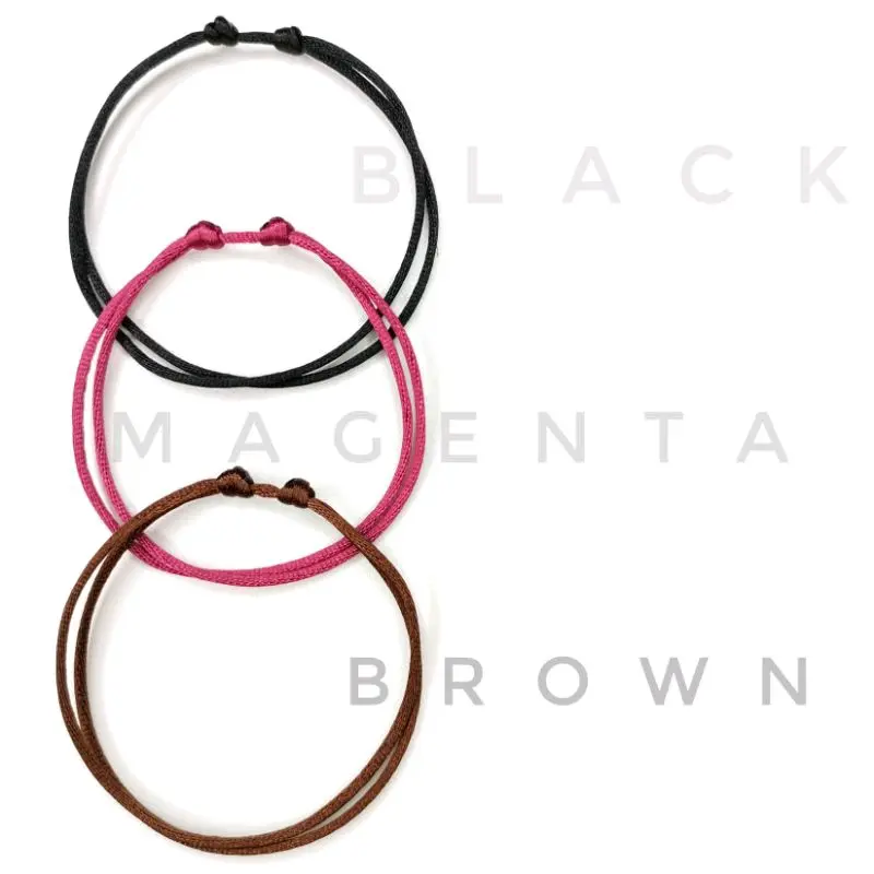 Gelang Polos Simple Tali Satin Laki-laki & Perempuan 1