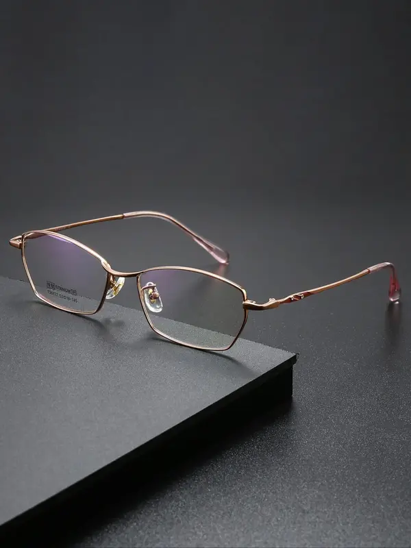 Unisex Simple Style Plain Color Eyeglasses Frames, Casual Trendy Eyeglasses Frames for Everyday Use, Fashion Accessories for Outdoor Activities 4