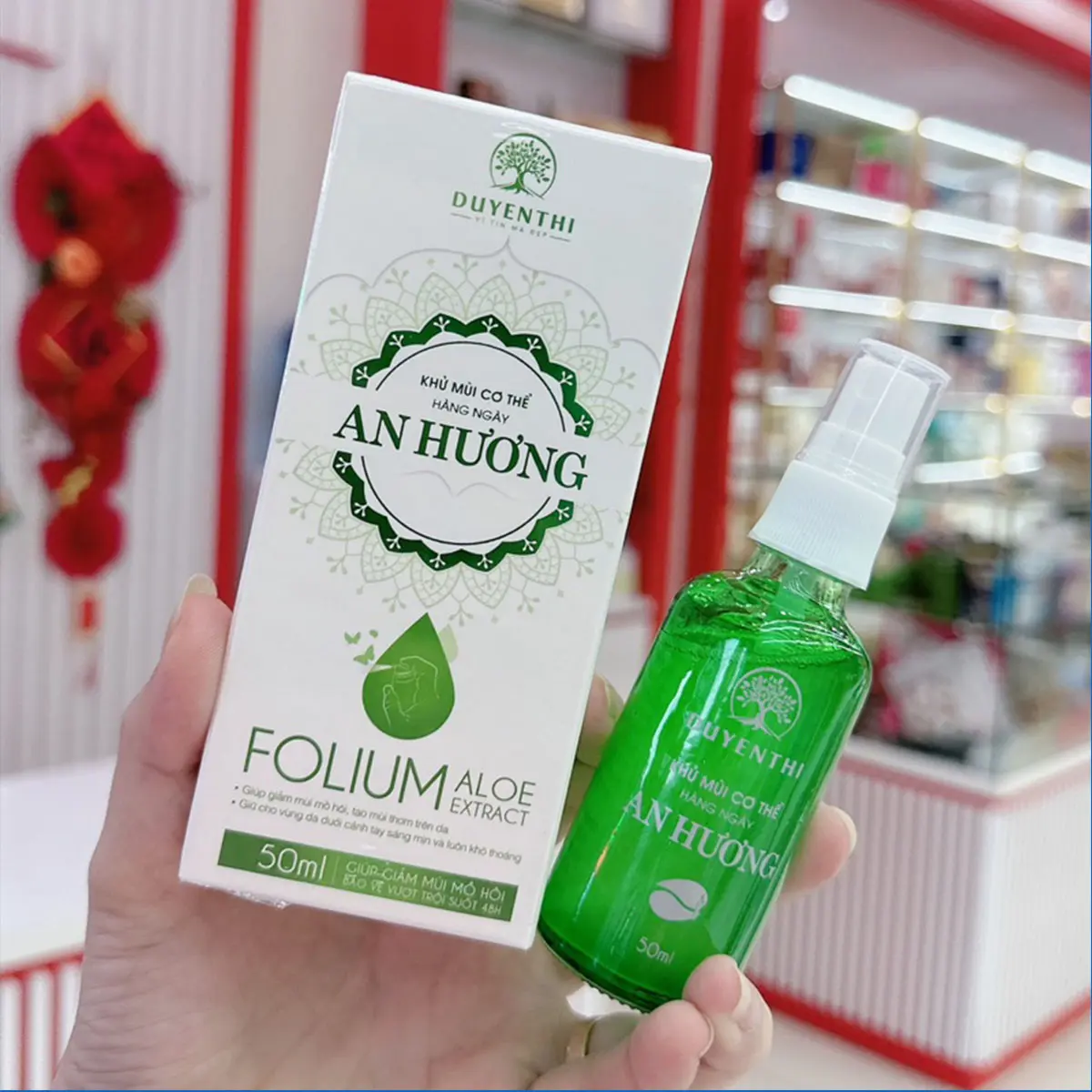 Xịt Khử Mùi Cơ Thể An Hương Duyên Thị 50ml