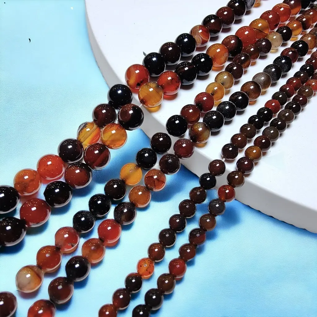 [6PCS] Butir Batu Dream Agate Brown Agate Akik Sulaiman Yaman Stone | Kode : BT-02