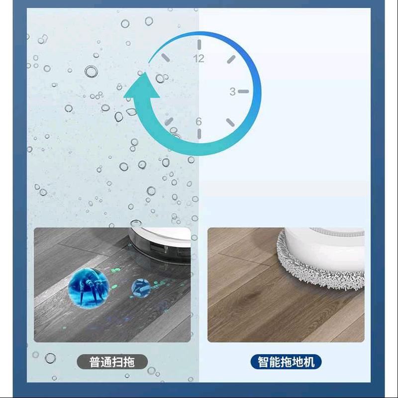 CLEAM Clean Robot Intellegen Mopping Robot Mesin Pengepel Lantai - TDJ-08 - PLRT (Varian:Putih- Kode: 7RHR88WH ) Pembersih Kabel 3