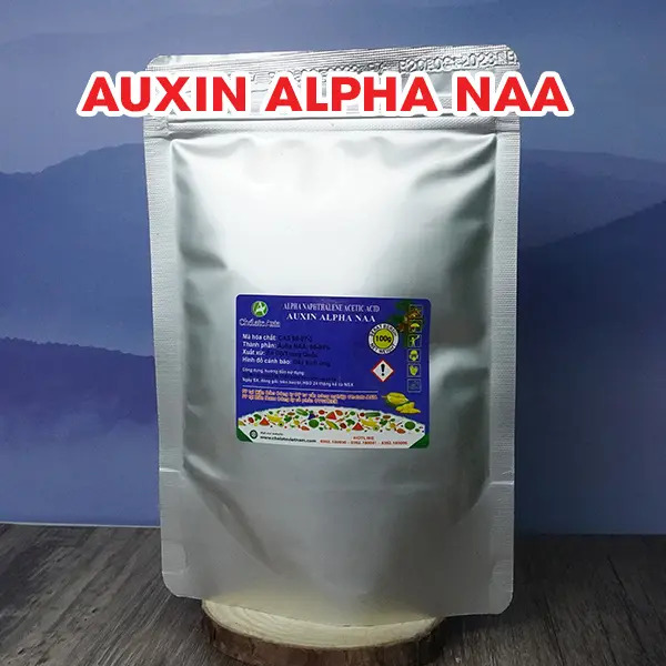 (Chất kích ra rễ) Auxin Alpha NAA Ấn độ 98%  (gói 100) tặng kèm dung môi