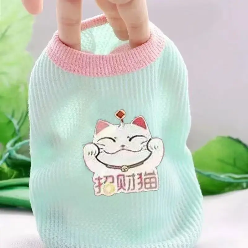Quần áo cho thú cưng, Bộ sưu tập mùa xuân / mùa hè, Thích hợp cho chó Corgi, Teddy và chó Nhỏ thích hợp cho các hoạt động ngoài trời, áo vest chống lạnh và chống rụng lông, Thông Dụng cho mèo và chó, được phát hành vào năm 2025 2