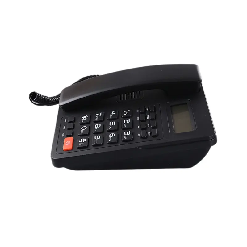 Điện thoại cố định, Điện thoại gia đình để bàn, Điện thoại tích hợp cho người gọi người cao tuổi, cho gia đình. 0