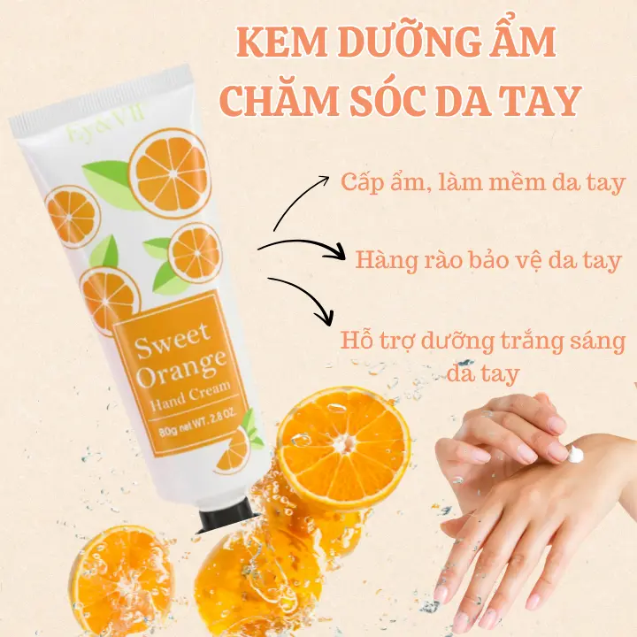 Kem dưỡng da tay dưỡng ẩm cho làn da mềm mịn với mùi thơm dễ chịu