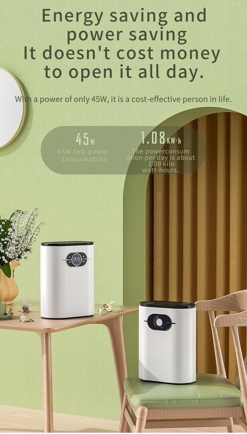 Product Introduction of Dehumidifier Household Dehumidifier Small Bathroom Dehumidifier Drying Bedroom Mini Moisture Absorber Indoor Moisture-Proof 17