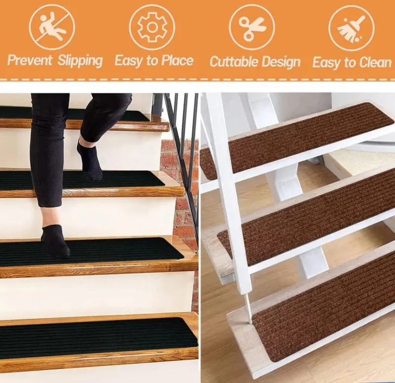 Keset Tangga Anti Selip Dekorasi Tangga Rumah Stair Tread Mats 2