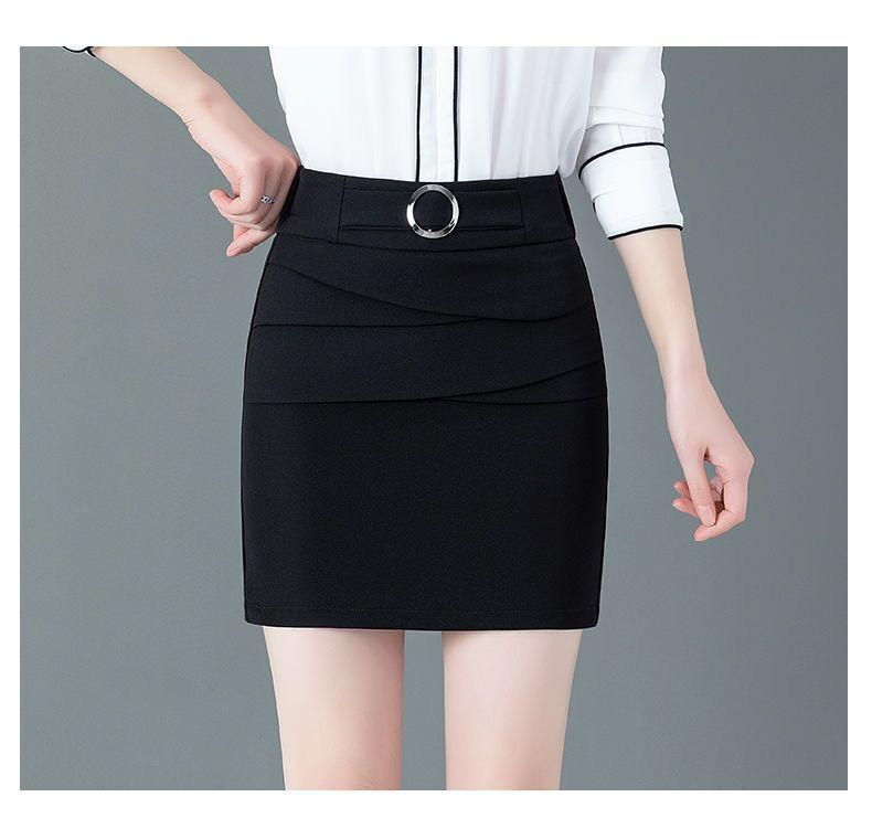 Product Introduction of Chân Váy Ngắn Cho Nữ, Cạp Cao, Co Giãn, Chân Váy Bodycon Dễ Phối Đồ Thích Hợp Cho Mùa Xuân Và Mùa Hè, Màu Đen Chuyên Nghiệp, Chân Váy Bó Sát Hàng Mới Về Năm 2024 17