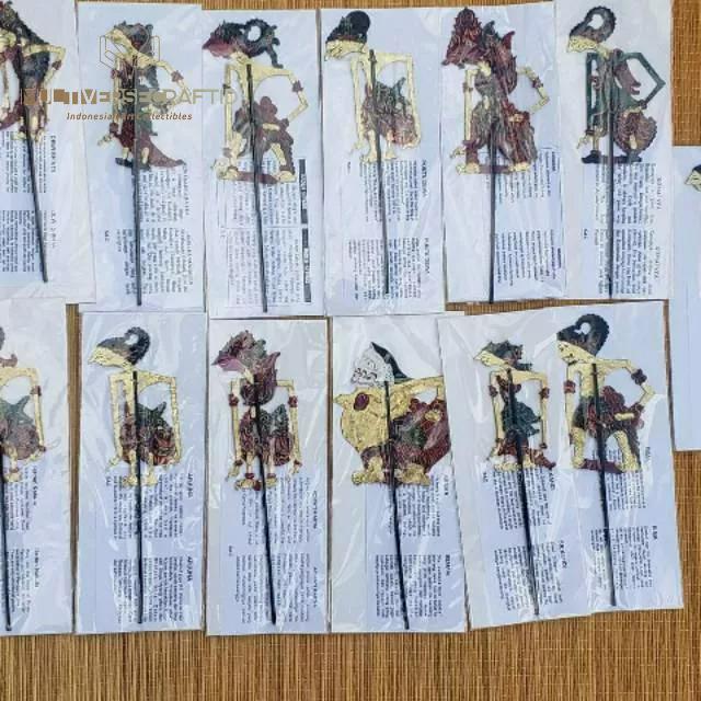 Wayang Kulit Mini 10cm / Pembatas Buku Wayang 1