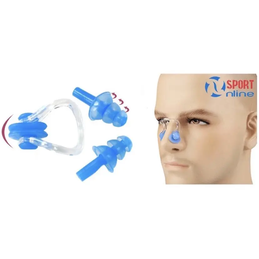 Bộ Nút Bịt Tai và Kẹp Mũi Bộ Nút Bịt Tai và Kẹp Mũi Khi Bơi Lội cao cấp (Dành cho người lớn và trẻ em)