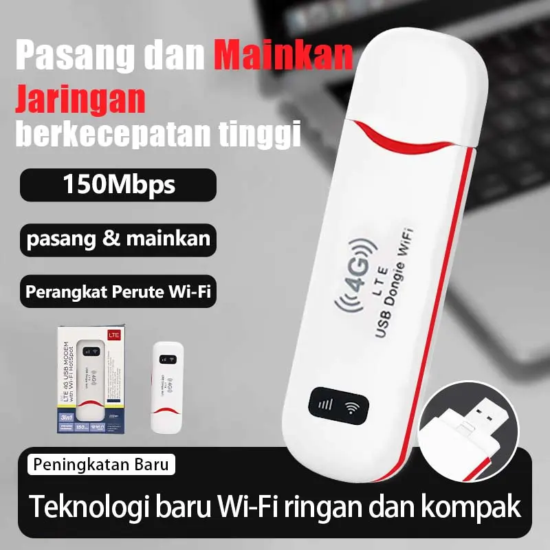 【3 in 1】Perangkat WIFI portabel jaringan nirkabel seluler mendukung banyak operator cocok untuk perjalanan 4G 500Mbps adaptor WiFi nirkabel WiFi portabel akses Internet kecepatan tinggi tanpa jeda 0