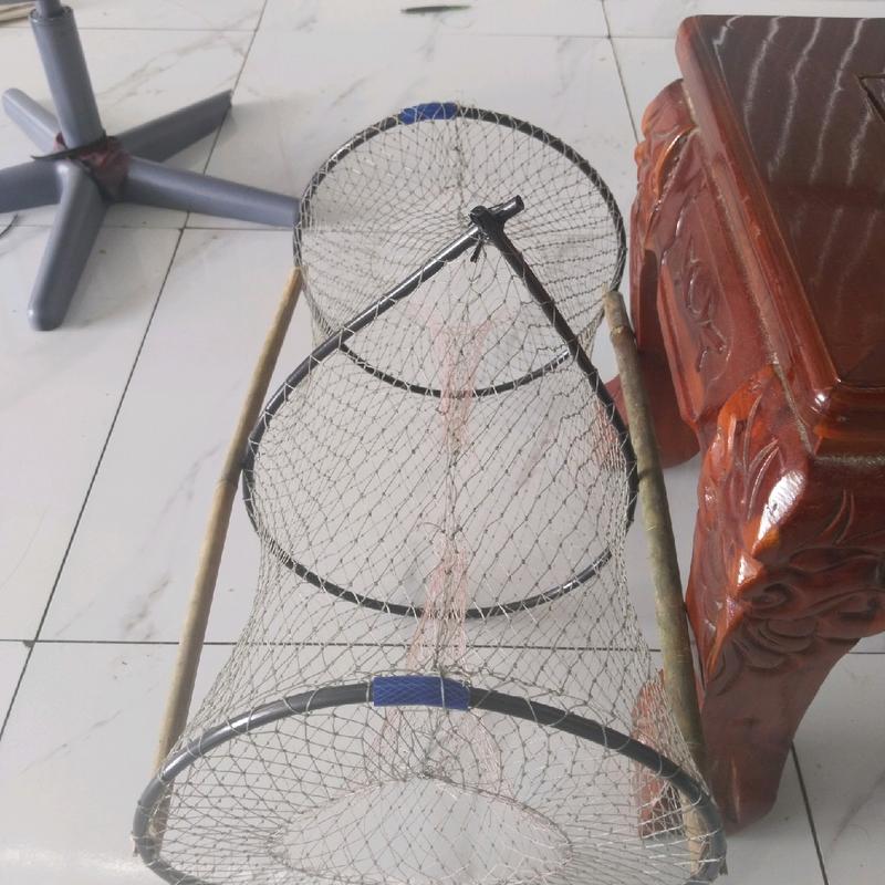 lờ cá lóc combo 10c dài 60 rộng 35 vành nhựa nối đen