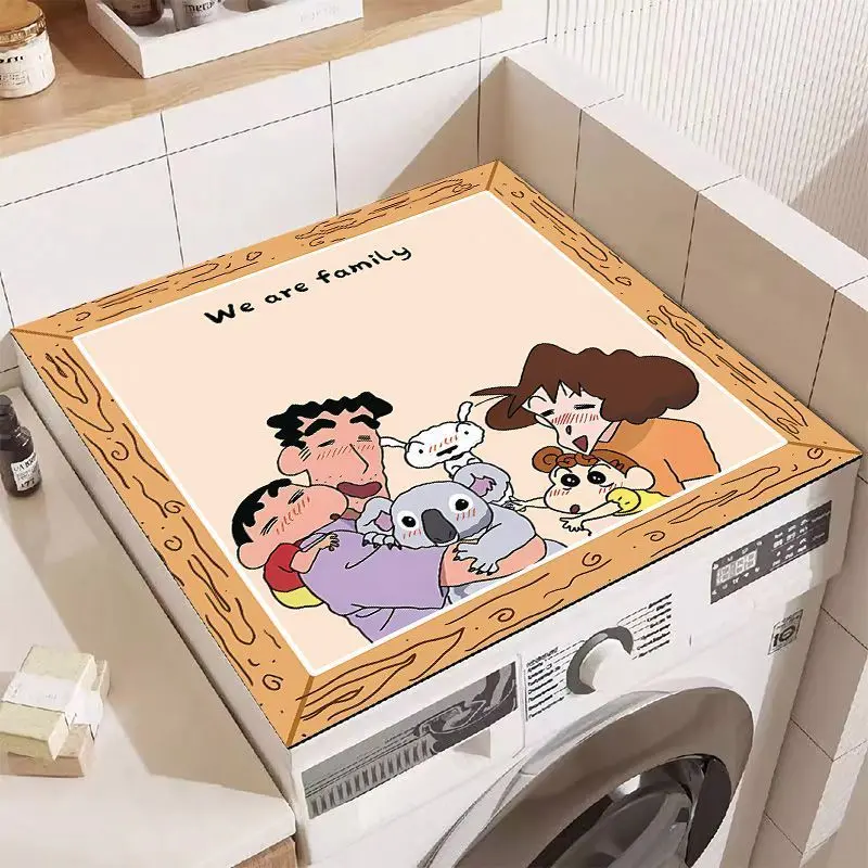 Bút Chì Màu Đất Diatom, Bìa Máy Giặt Shin-chan, Thấm Hút, Bìa Thảm Bồn Rửa Thông Dụng Thảm Chống Ẩm Tủ Lạnh, Thảm Chống Nắng, Thích Hợp Cho Năm 2025, Số Lượng Người: 1216 6