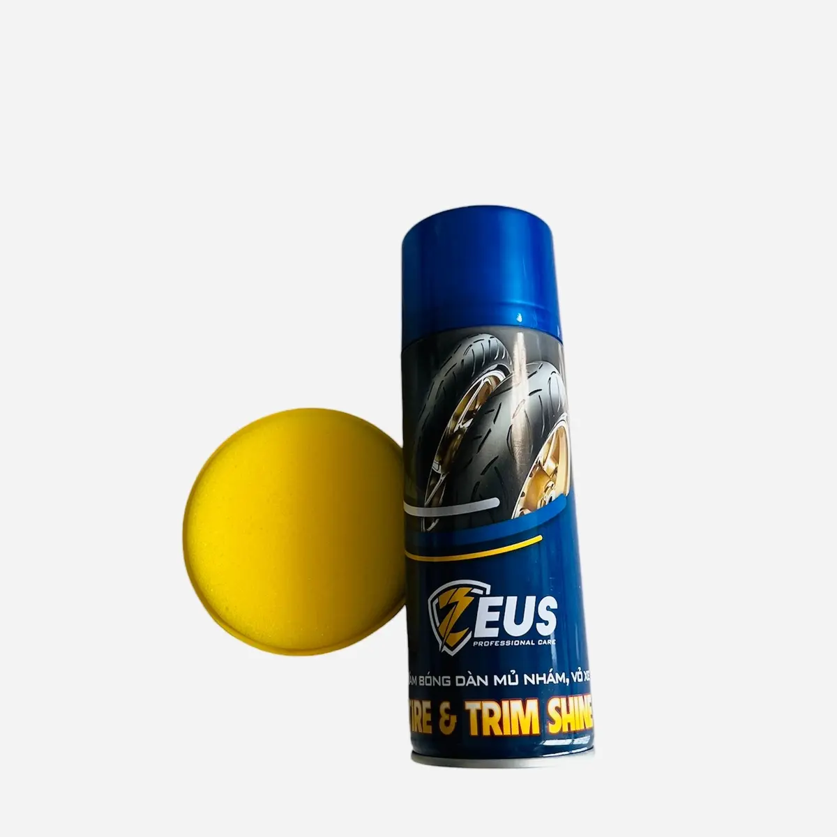￼Dưỡng Nhựa đen, nhựa nhám, vỏ xe phục hồi nhựa hư tổn Zeus Tire & Trim Shine 400ml
