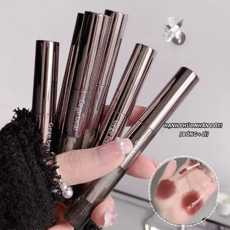 Son môi 2 đầu GEGEBEAR lì và bóng, kết hợp siêu đẹp S-GG-2D 1