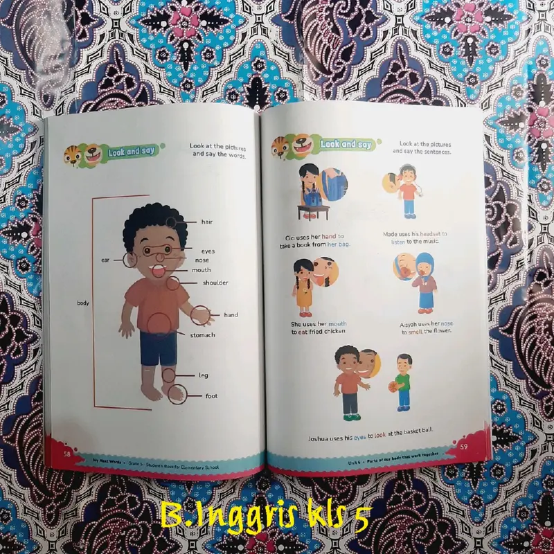 B. INGGRIS SD Kelas 5 ( KURIKULUM MERDEKAI ) SISWA Soft Cover 4