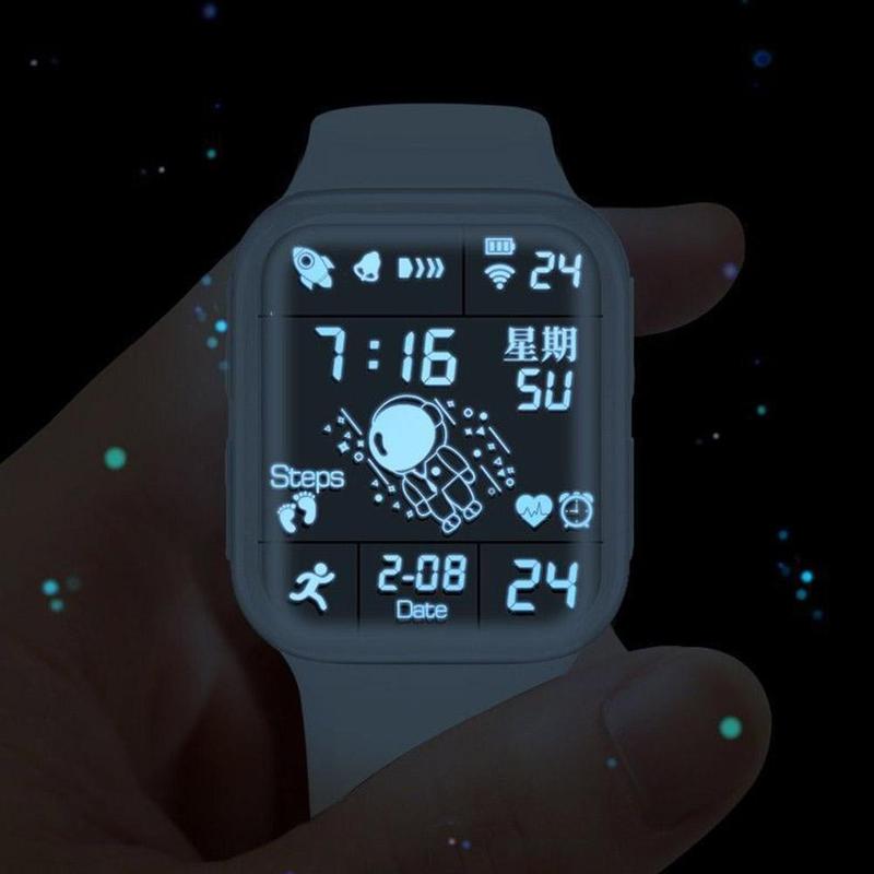 Product Introduction of Đồng Hồ Thể Thao LED Kỹ Thuật Số, Unisex, Với Màn Hình Phát Sáng, Silicon Thời Trang, I5G3 30