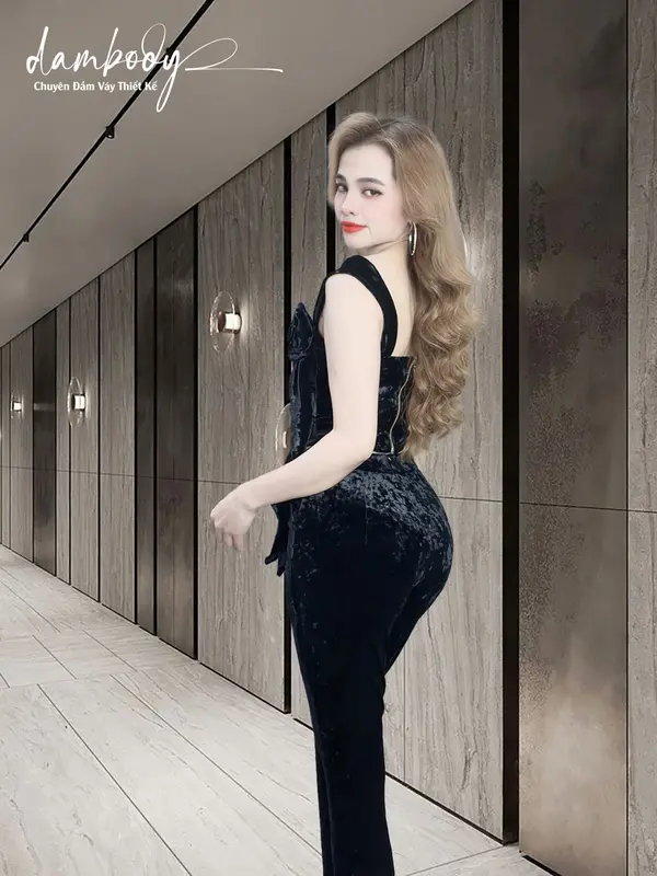 [dambody] Set Bộ Thời Trang Nữ Full Nhung | đồ  bộ  cherry  ngân  98 5