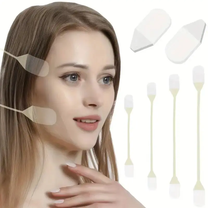 Face Lifting Tape, 4 Counts/set Transparent Face Firming Tape, Neck, and Eye Lift Lifting Tool for Women and Men, Christmas Gift