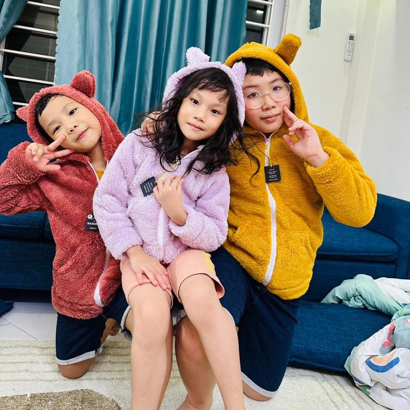 BB Kids - Áo khoác lông mùa đông siêu ấm áp cho bé trai bé gái Jacket 3