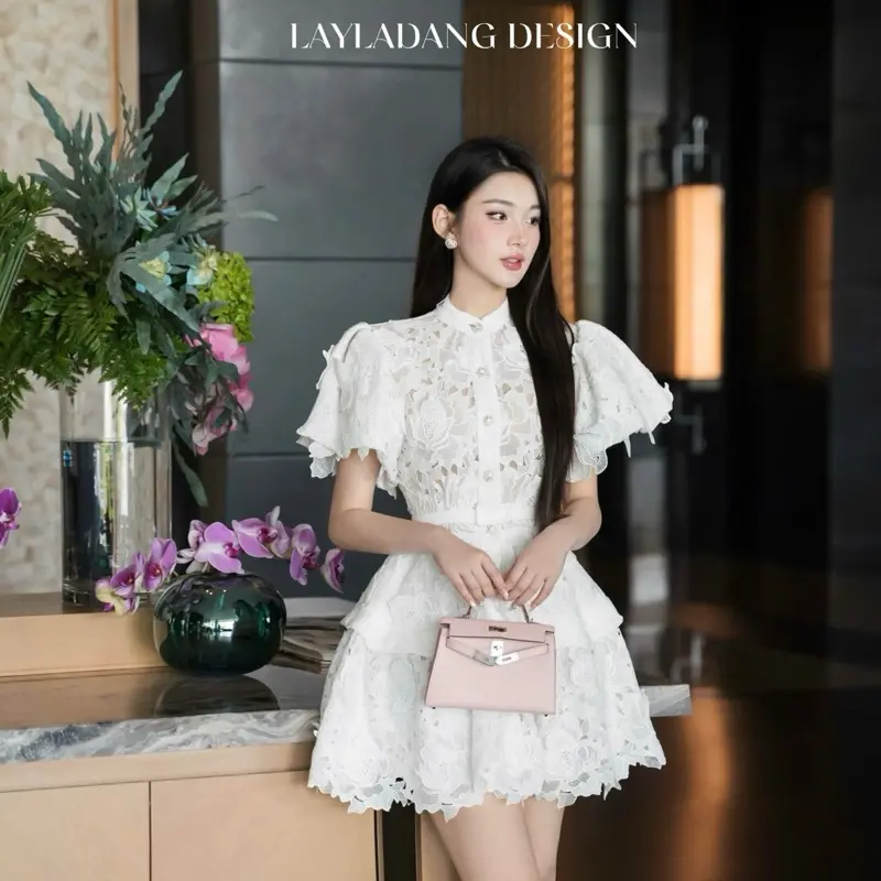 VÁY REN KÈM ĐAI EO CAO CẤP LAYLADANG DESIGN
