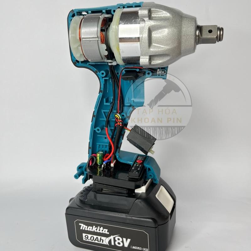 Máy Siết BuLong 2in1 Không Chổi Than.Chân Pin Phổ Thông M21 2