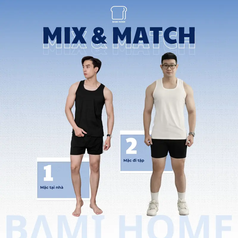 Áo tank top nam thun gân co giãn, áo ba lỗ nam tập gym thoáng mát sát nách BAMI HOME STORE -ATT05 4