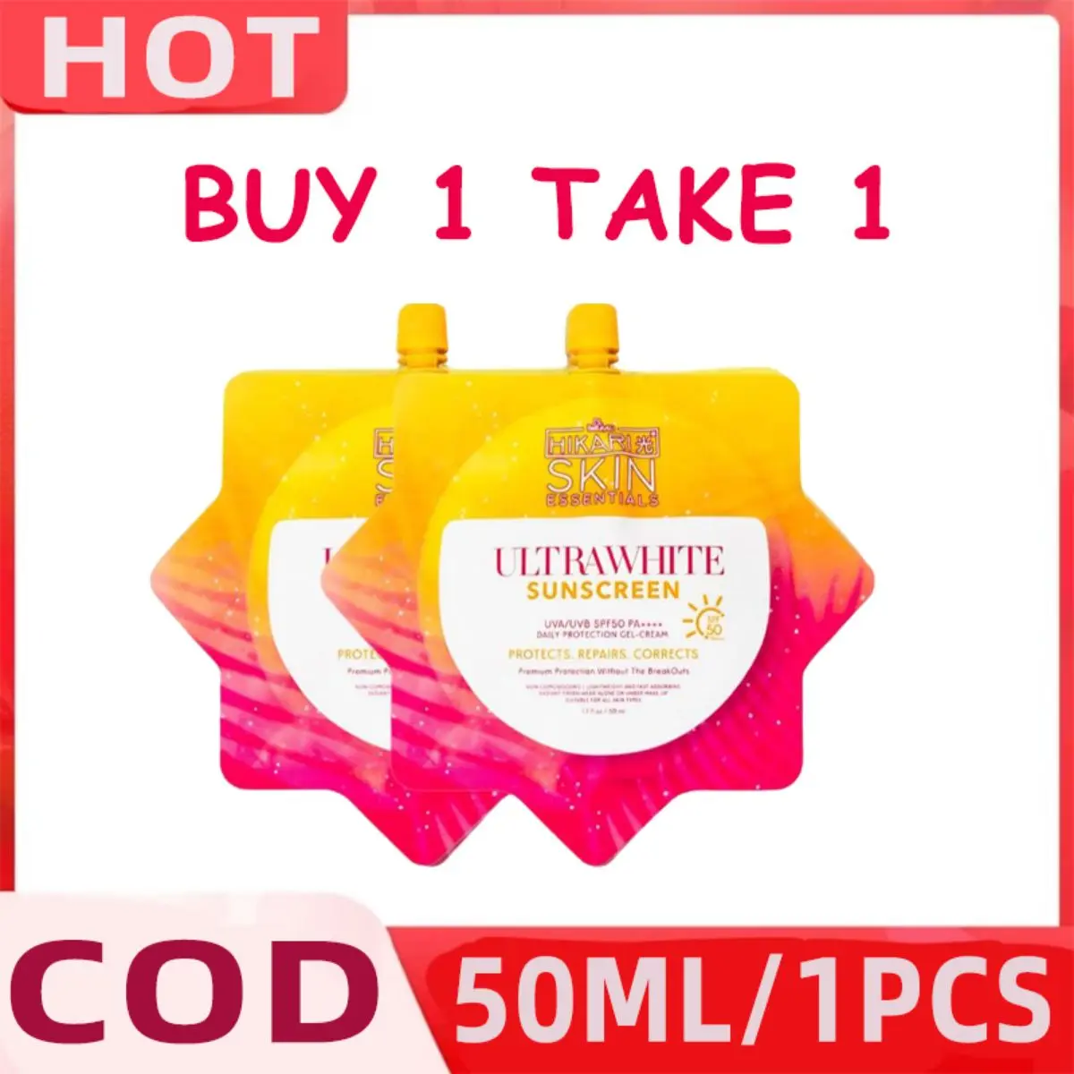 [Buy 1 Take 3] LBLS Sun Screen Sukee Whitening Skin Wear Skincare Even ...