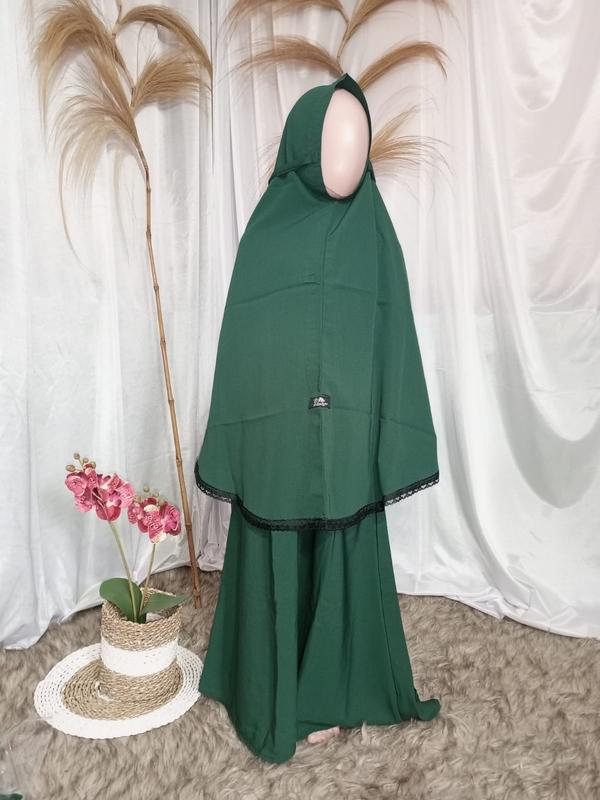 GAMIS SET ANAK PEREMPUAN/GAMIS ANAK/BUSANA MUSLIM ANAK 5
