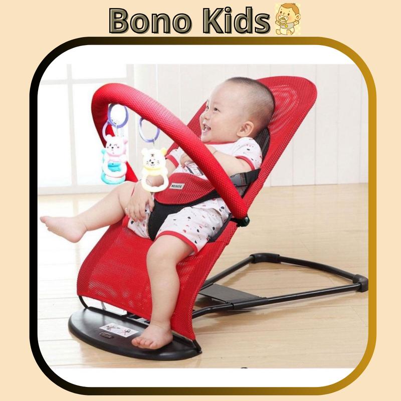 Ghế rung nhún bập bênh cho bé sơ sinh bập bênh có đồ chơi đa năng thay nôi cho trẻ ngủ ăn chơi - ghế em bé ngồi nằm