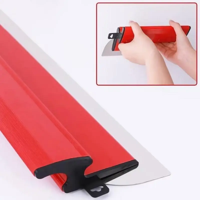 Drywall Spatula, Stainless Steel Blade Spatula, Durable Compression Aluminum Spatula for Texture-Knocking, High Impact End Cap for Enhanced Performance 5