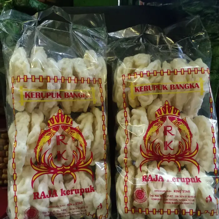 KERUPUK BANGKA RAJA kerupuk berat bersih 210 gr