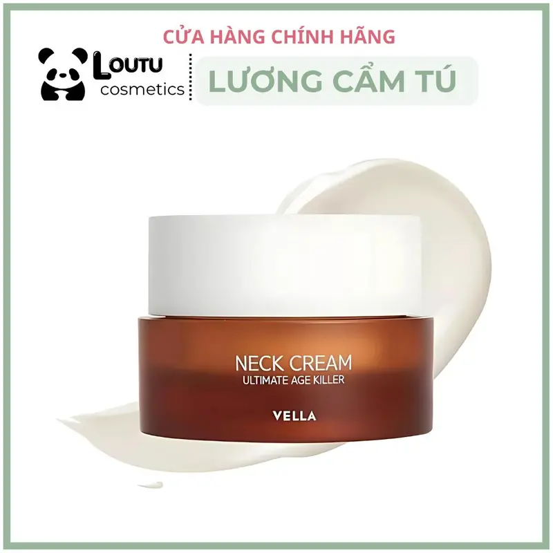 [𝐀𝐔𝐓𝐇𝐄𝐍𝐓𝐈𝐂-Loutu] Kem Dưỡng Da Cổ Vella Neck Cream Ultimate Age Killer 50ML 0