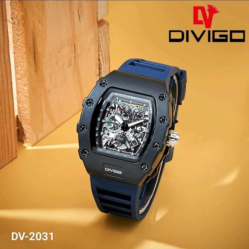 Product Introduction of jam tangan pria divigo dv 2031 analog sport strab rubber tanggal aktif 2
