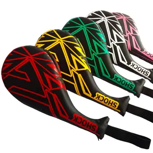 Peralatan Taekwondo Double Foot Tinju Target Pad Kick Pad Alat Sasaran Tendang Taekwondo Aksesoris Olahraga