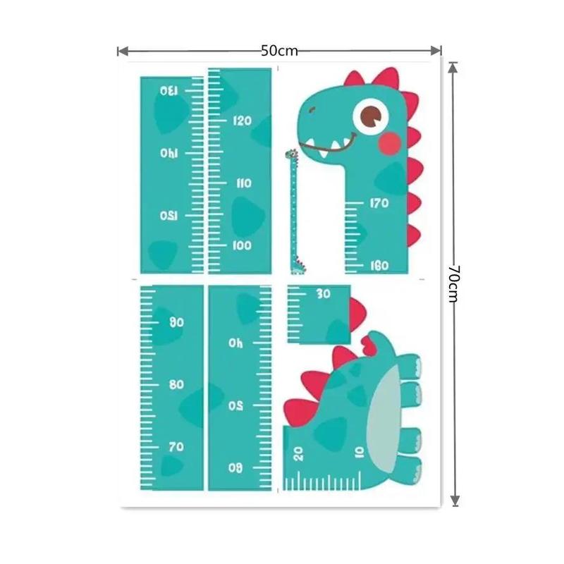 Product Introduction of Cartoon Animals Height Measure Wall Sticker Unicorn Dinosaur Wallpaper For Kids Room Nursery Child Growth Ruler Growth Chart 9