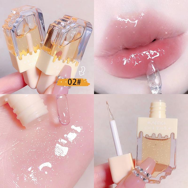 Portable Lip Oil, 3 Counts/set Moisturizing Lip Balm, Hydrating Glossy Lip Glaze Stick, Plumping Lip Oil for Girls & Women 3
