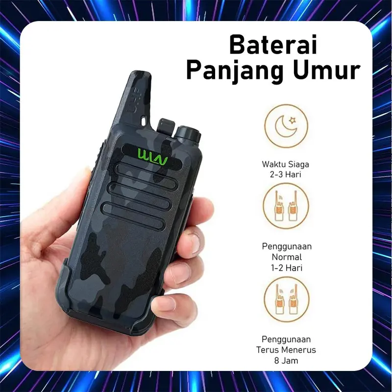 WLN Walkie Talkie Full Set UHF KD C1 7 Hari Garansi | Two Way Radio Handy Talky Talkie HT KDC1 7