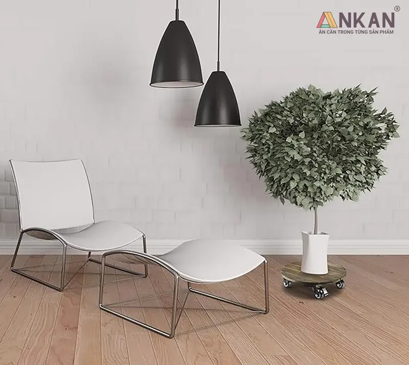Đế Lót Chậu Cây Cao Cấp ANKAN, Tròn Màu Đen, Đường Kính 35cm, Chịu tải 150Kg 7