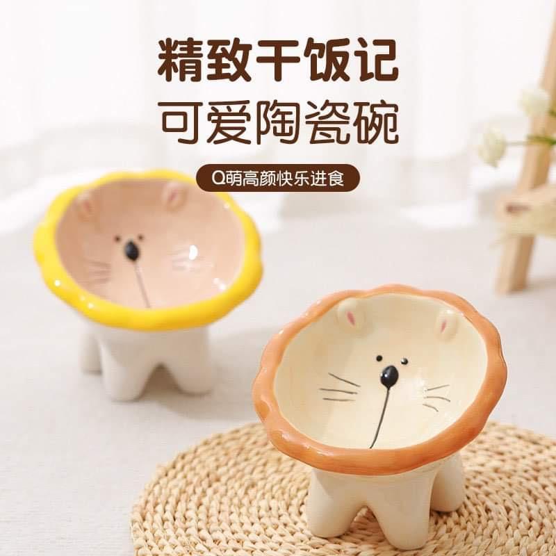 Chén ăn sứ cao cấp cho mèo mã 14